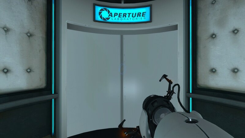 Aperture Laboratories door