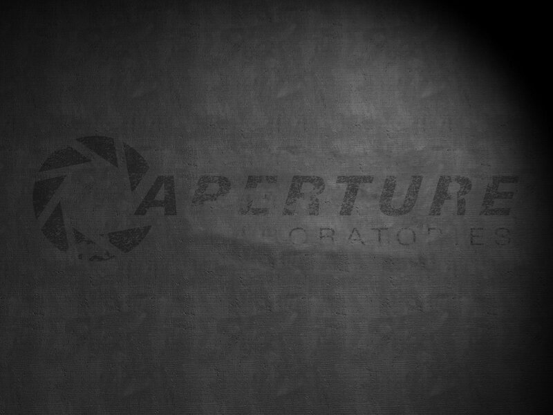 Aperture Laboratories Logo — Black, Dark, Digital Art, Text