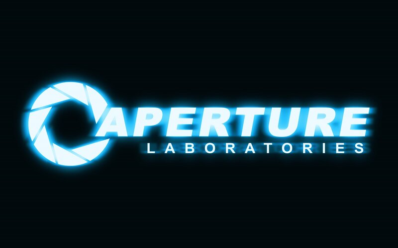 Aperture Laboratories Logo — Blue