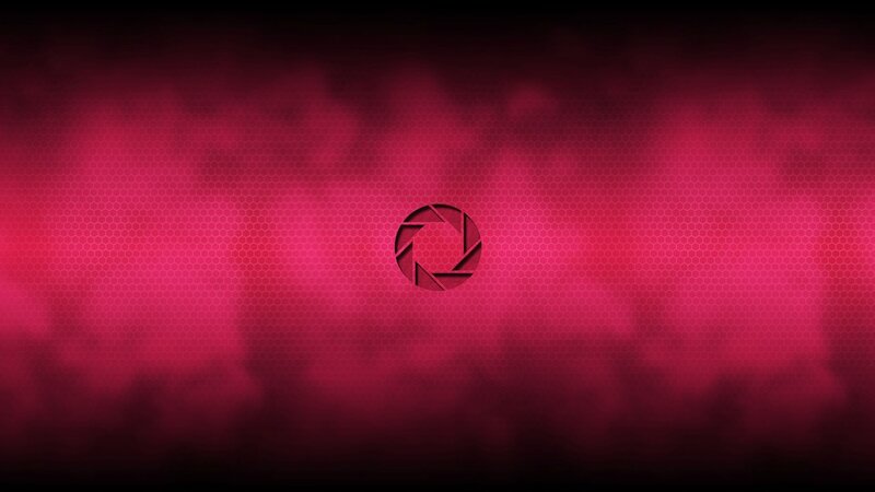 Aperture Logo on Red Background