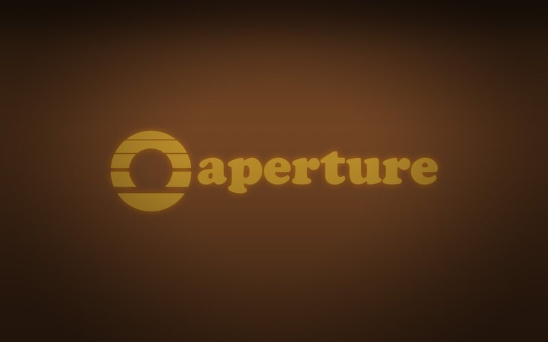 Aperture Logo — Yellow, Dramatic