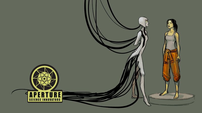 Aperture Science concept art