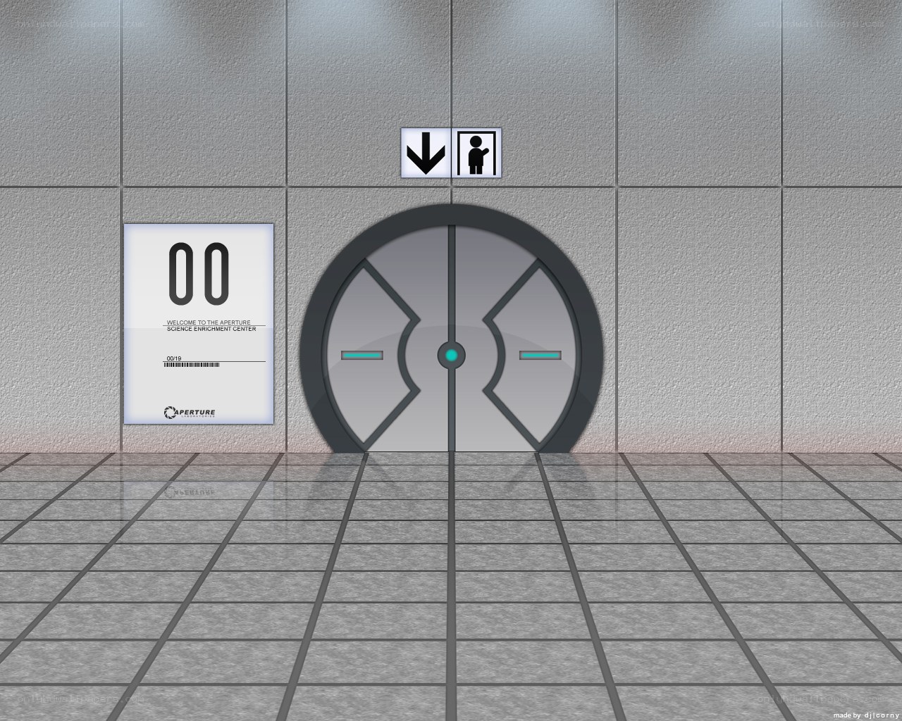 Aperture Science entrance
