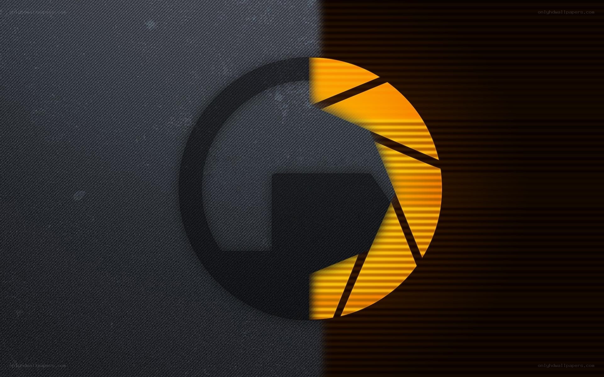 Aperture Science logo wallpaper