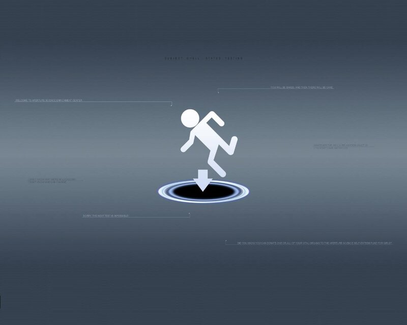 Aperture Science test chamber