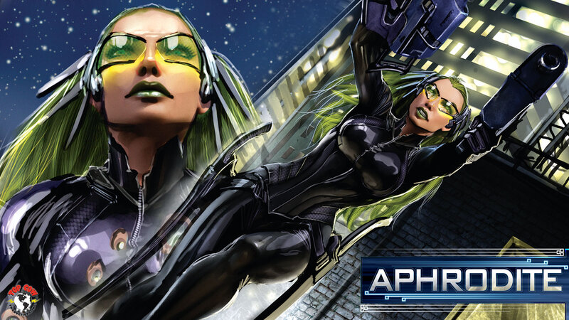 Aphrodite superhero action