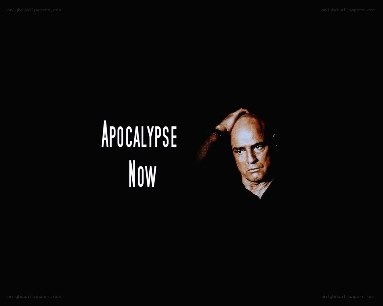 Apocalypse Now text with character