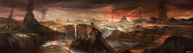 apocalyptic alien landscape