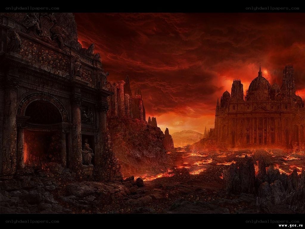 apocalyptic city ruins