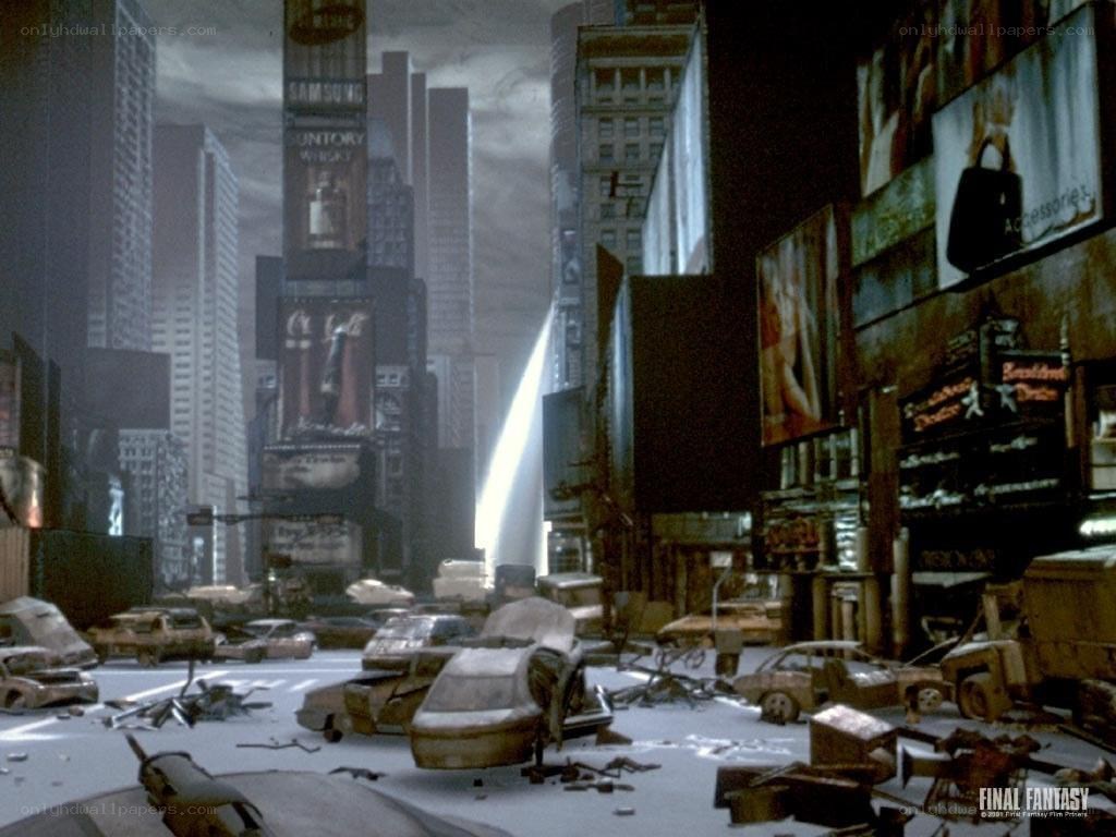 apocalyptic city street