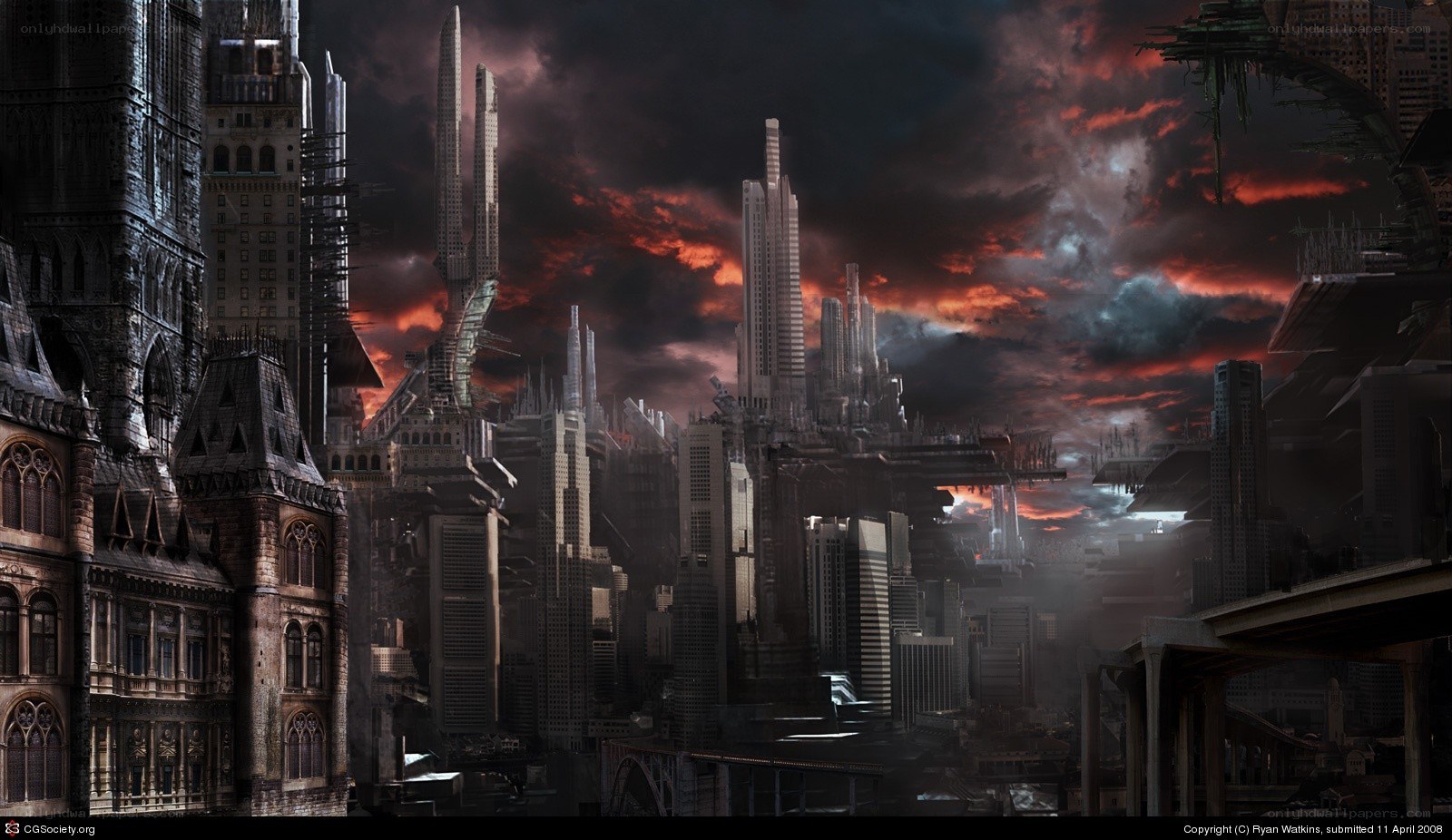 apocalyptic cityscape