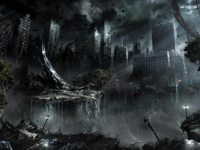 apocalyptic cityscape
