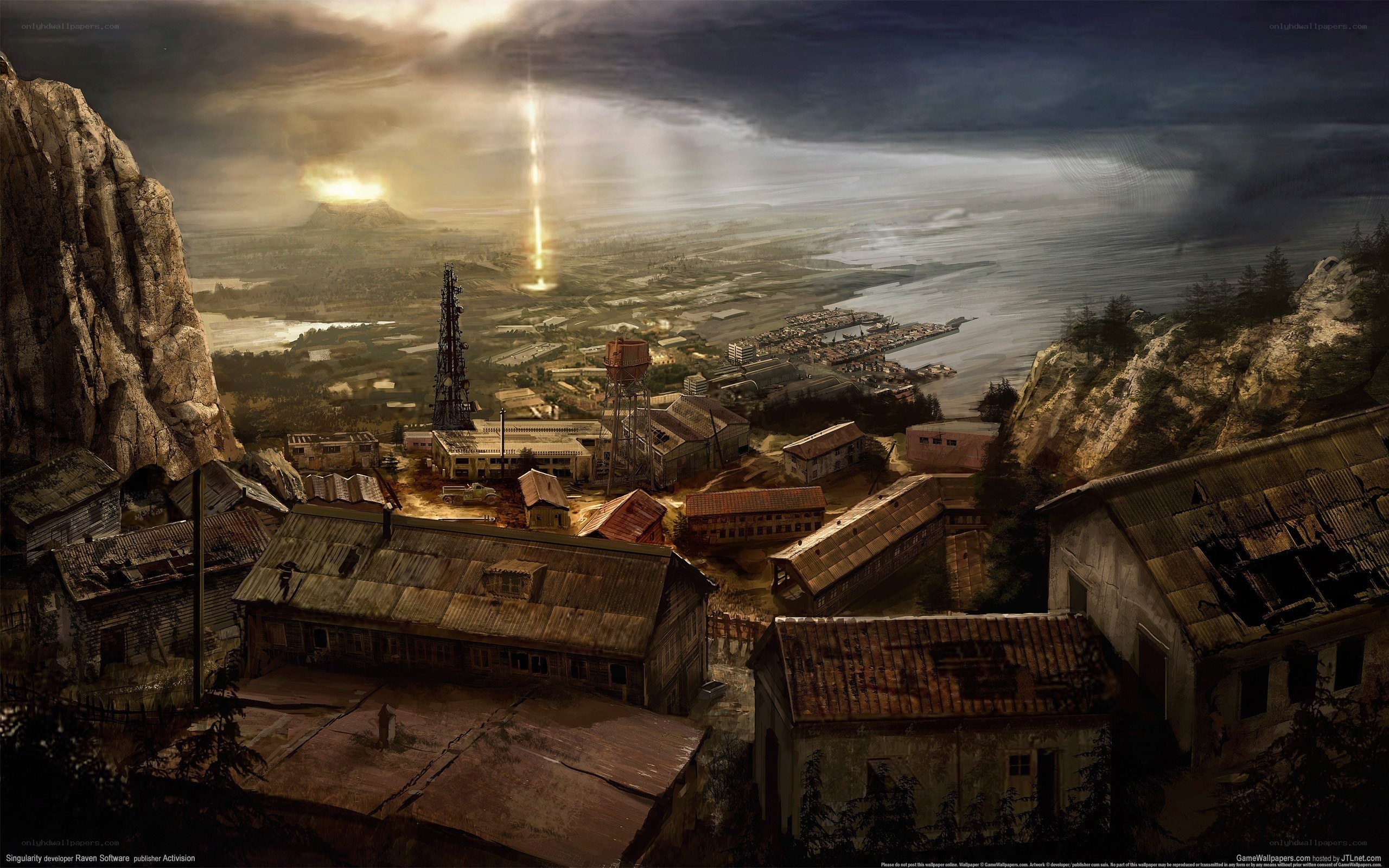 apocalyptic coastal town