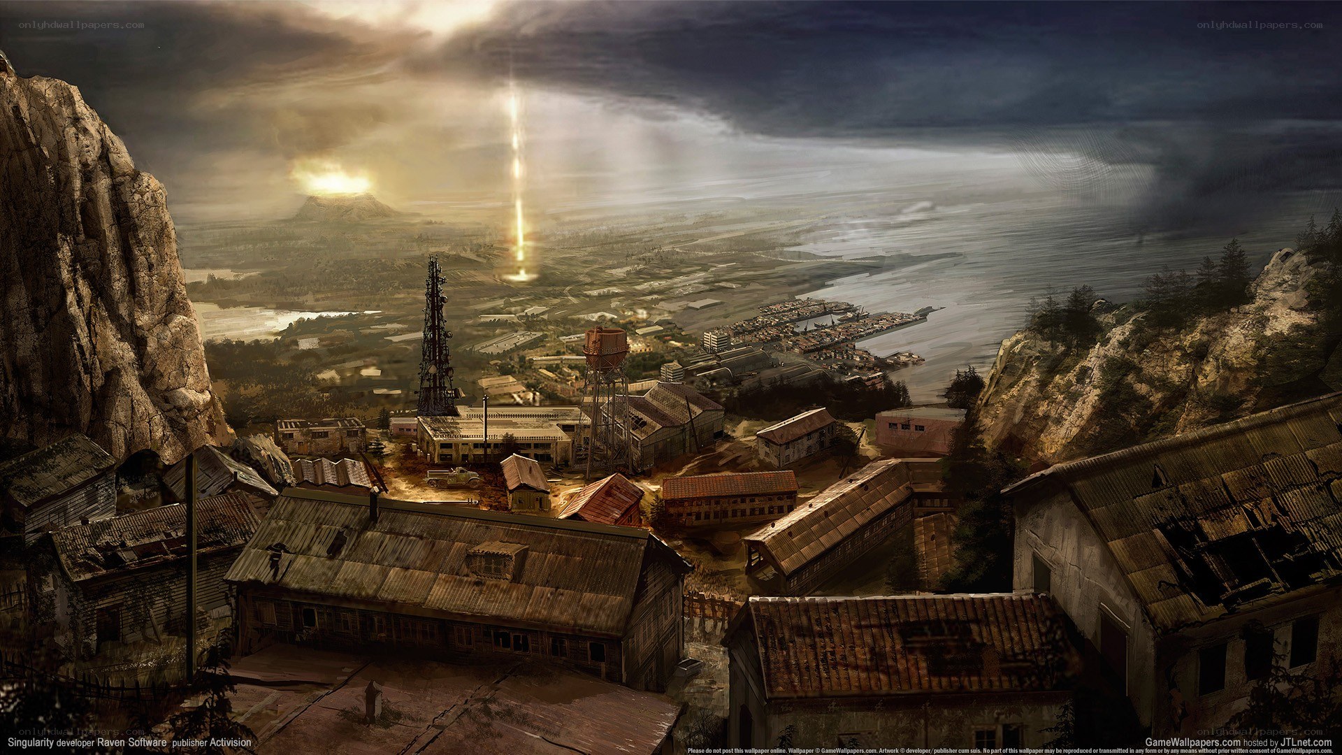 apocalyptic coastal town