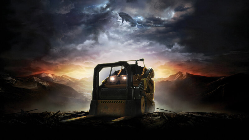 Apocalyptic construction vehicle
