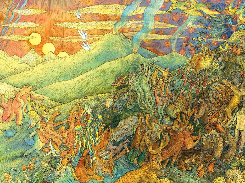 Apocalyptic creature gathering