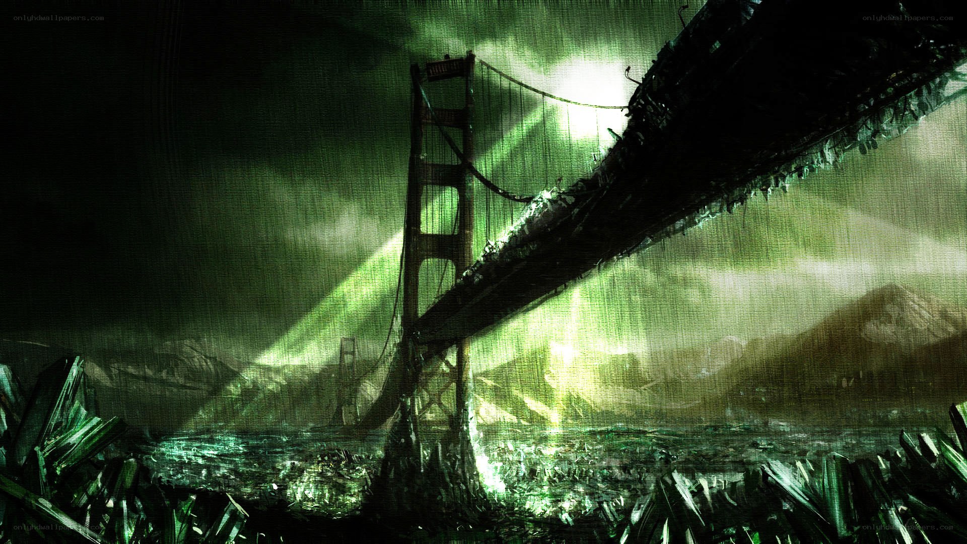 Apocalyptic Golden Gate Bridge