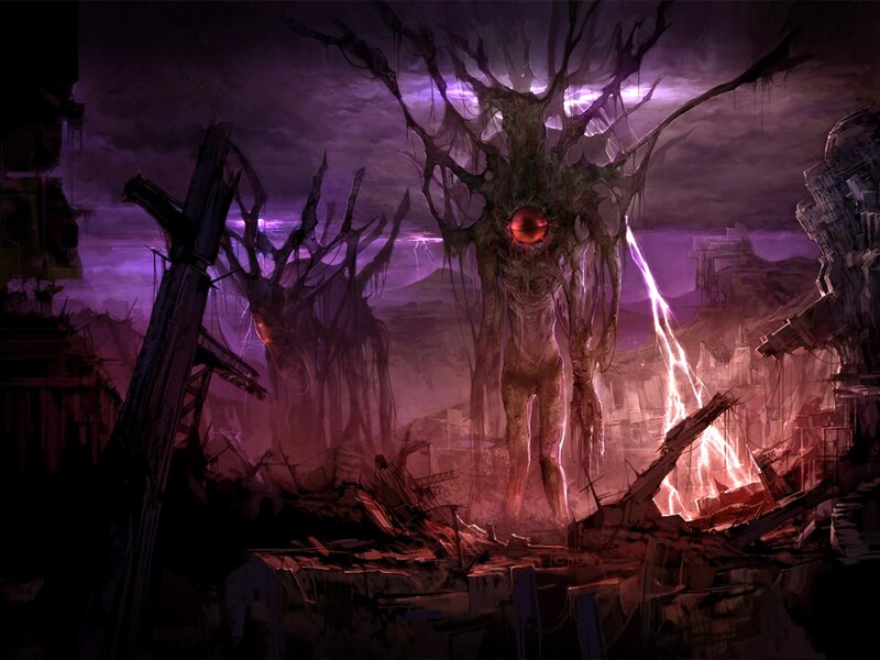 apocalyptic horror landscape