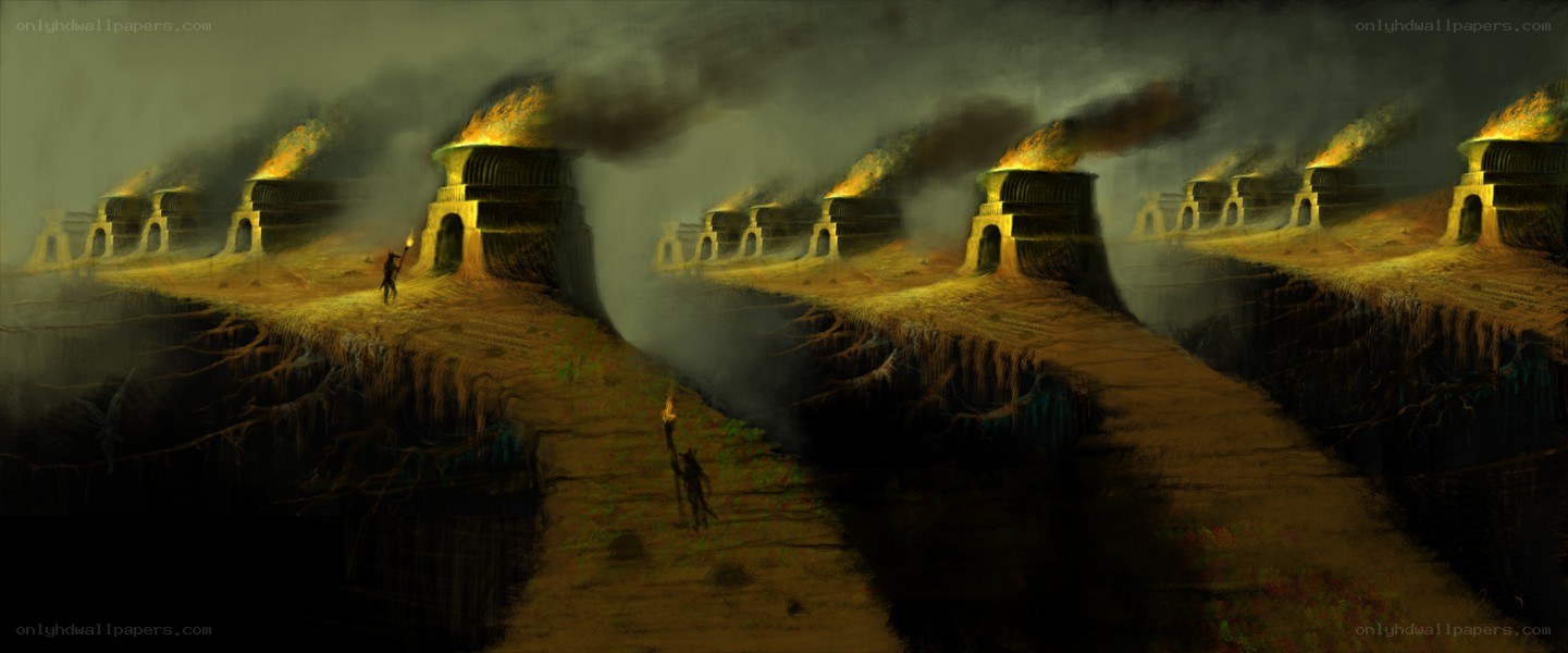 apocalyptic industrial landscape