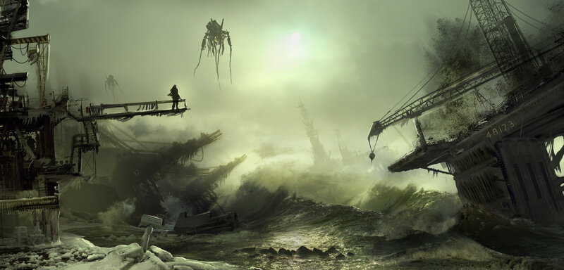 apocalyptic industrial wasteland