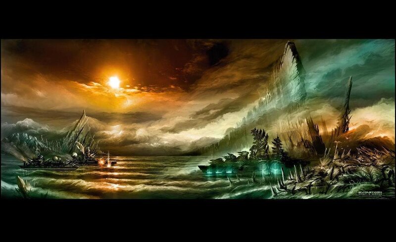 Apocalyptic naval battle