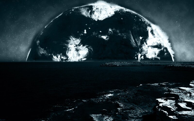 apocalyptic planet view