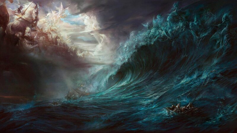 Apocalyptic sea battle