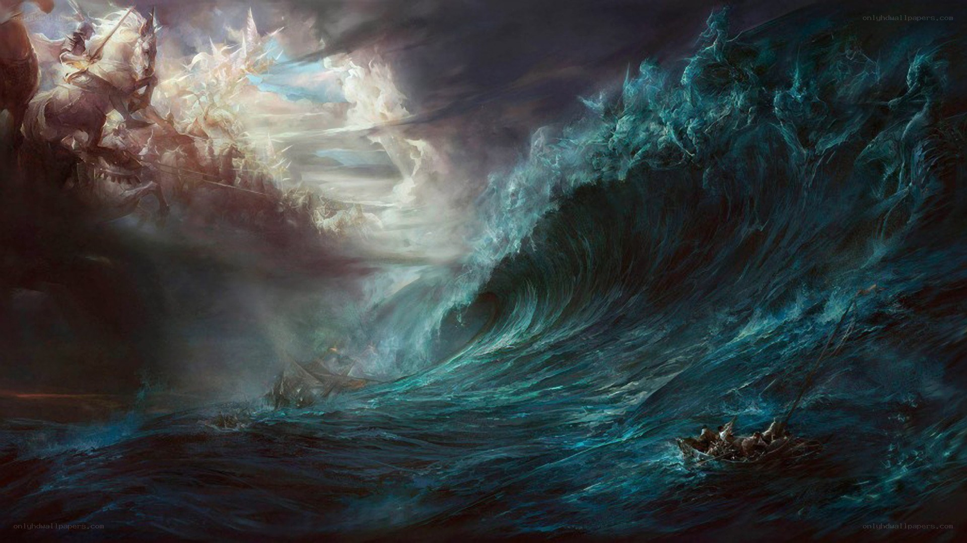 Apocalyptic sea battle