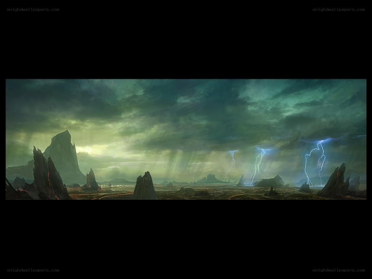 apocalyptic storm landscape