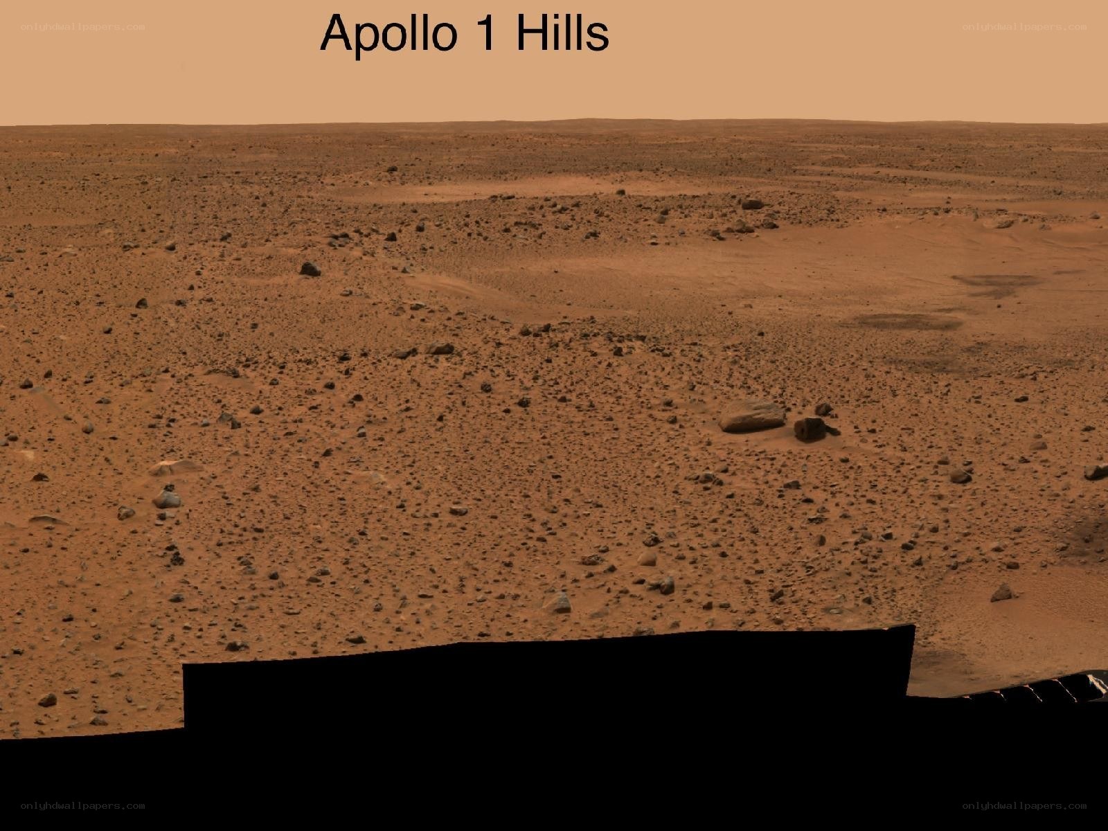 Apollo 1 Hills on Mars