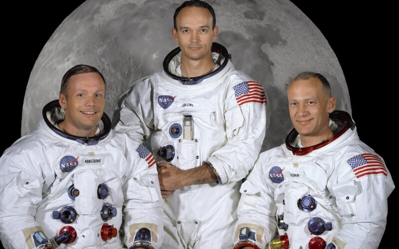 Apollo 11 astronauts portrait