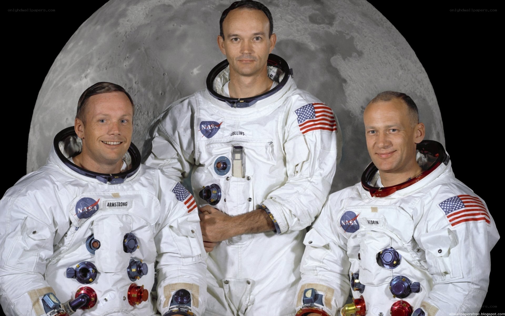 Apollo 11 astronauts portrait
