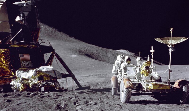 Apollo 15 lunar landing