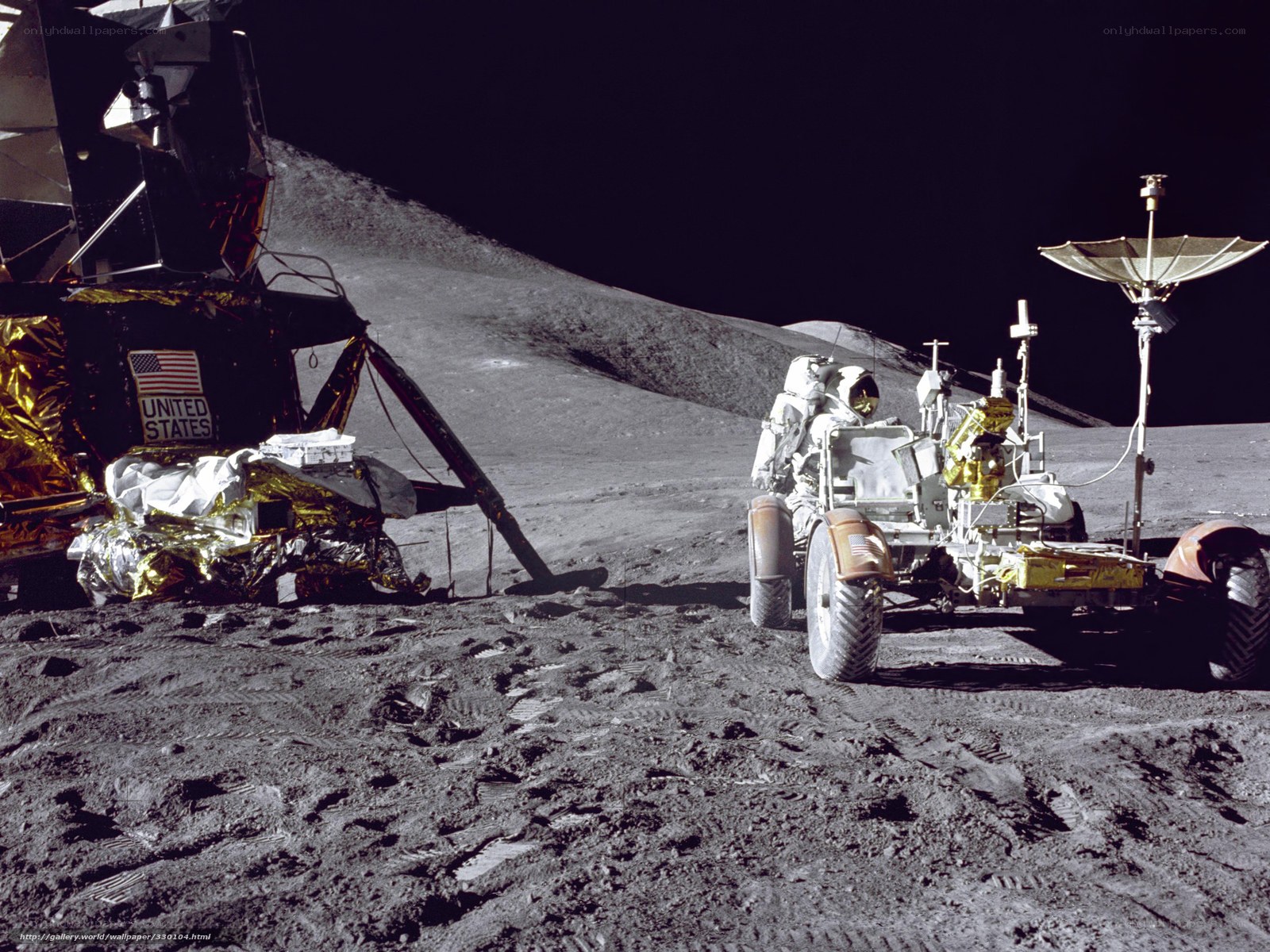 Apollo 15 lunar surface