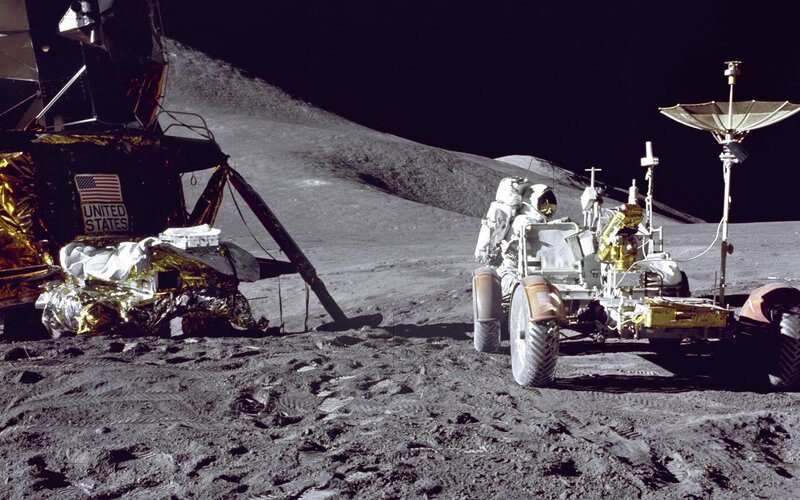 Apollo 17 on the Moon