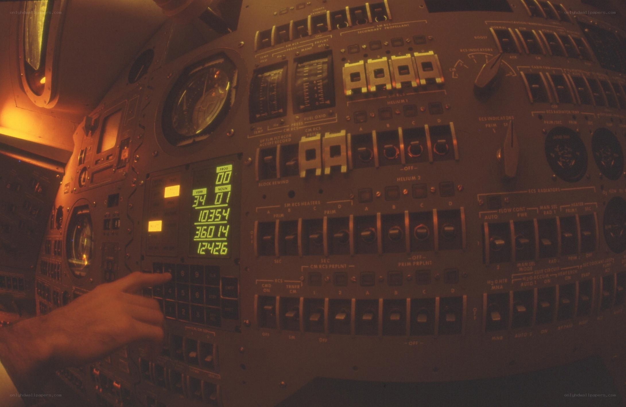 Apollo mission control panel