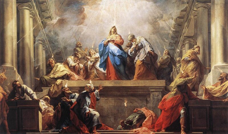 Apostles Receiving Holy Spirit