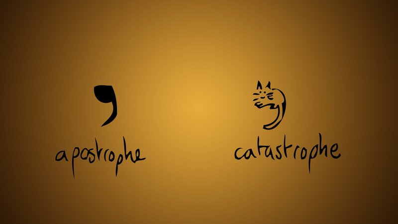 Apostrophe and Cat Symbol
