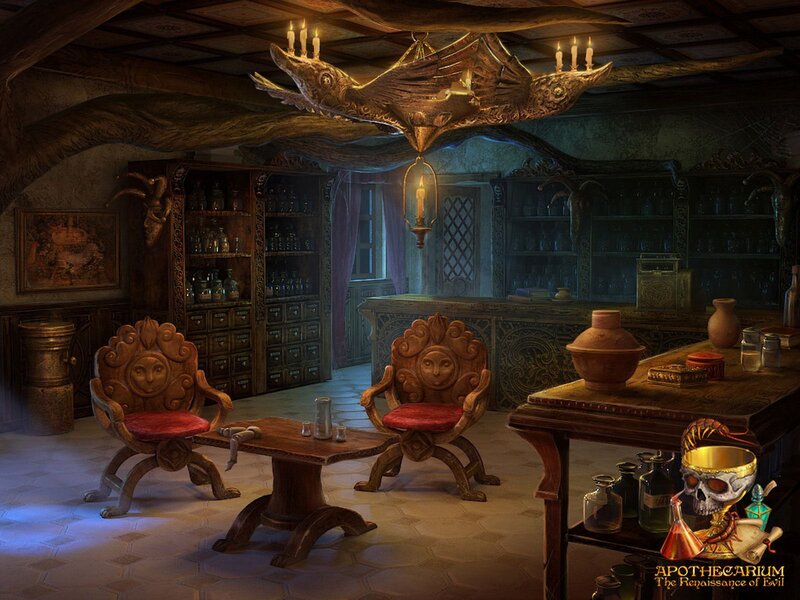 Apothecary Shop Interior