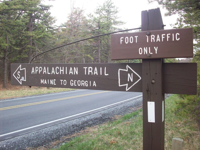 Appalachian Trail signpost