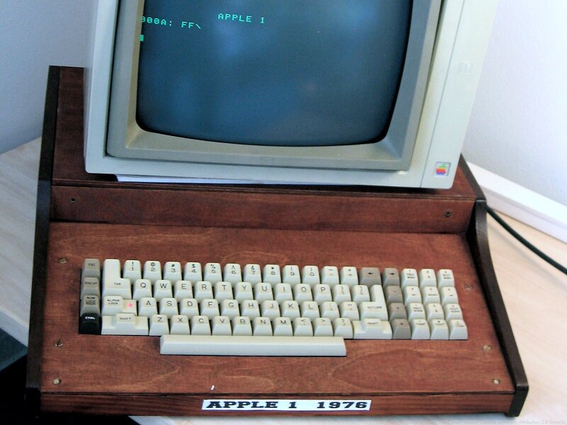 Apple 1 computer from 1976