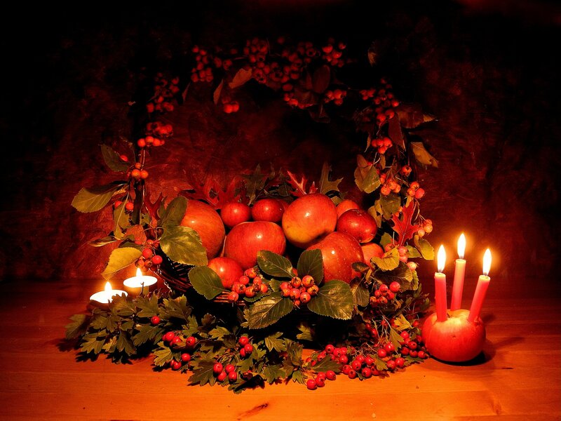 Apple and Berry Arrangement
