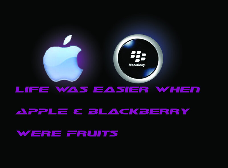 Apple and Blackberry fruit joke