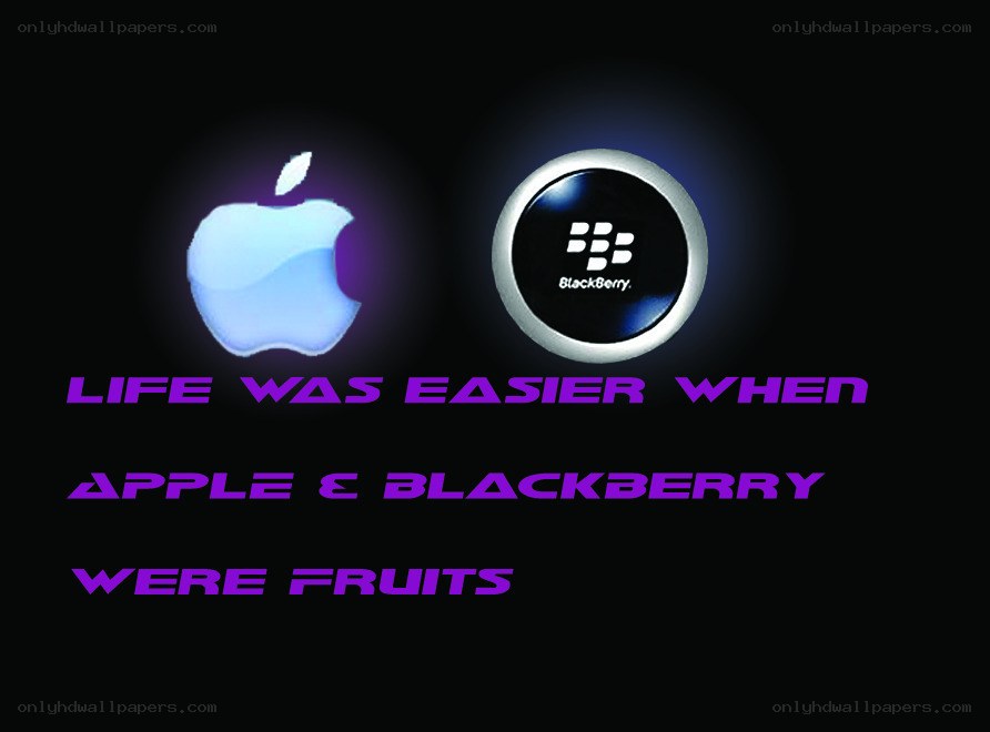 Apple and Blackberry fruit joke