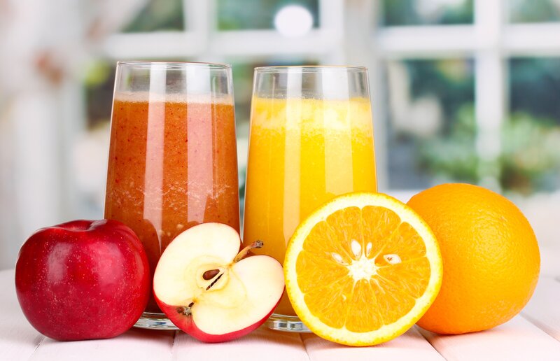Apple and Orange Juice — Red