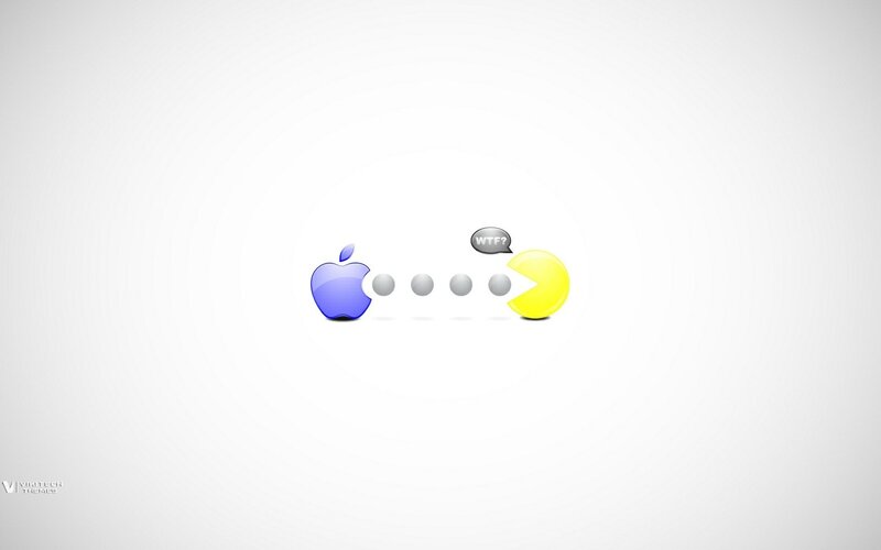 Apple and Pac-Man Logos