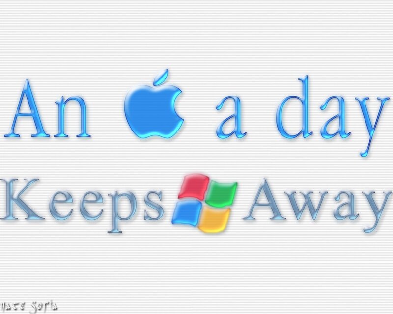 Apple and Windows joke