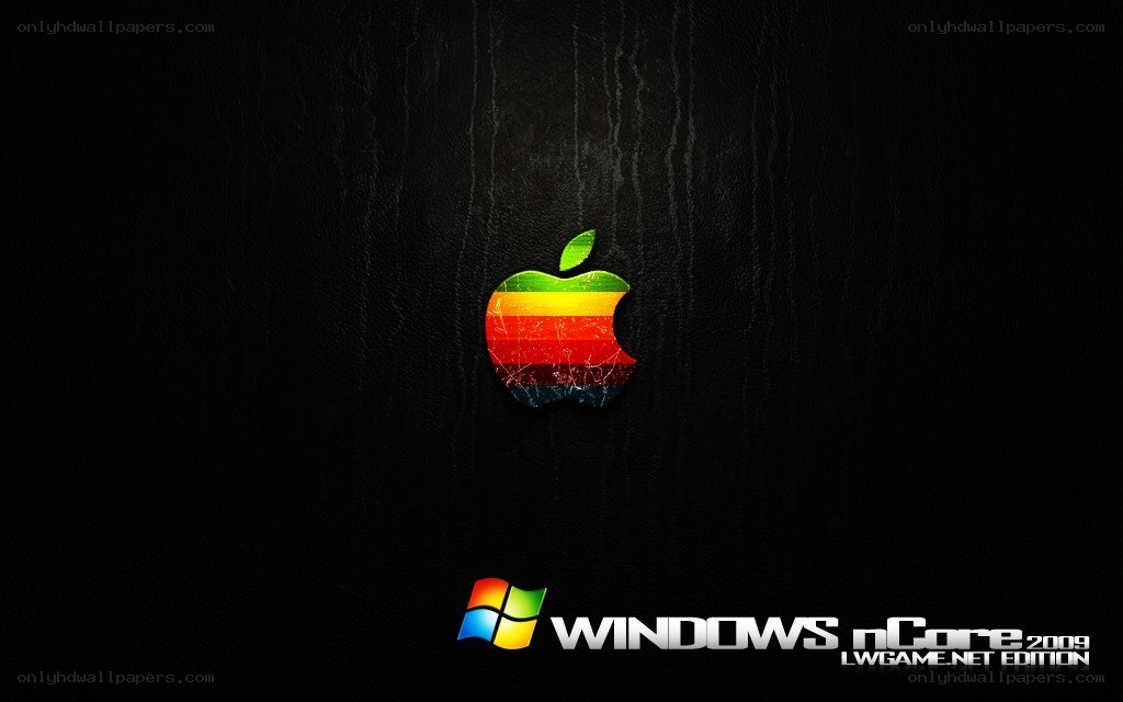 Apple and Windows nCore wallpaper