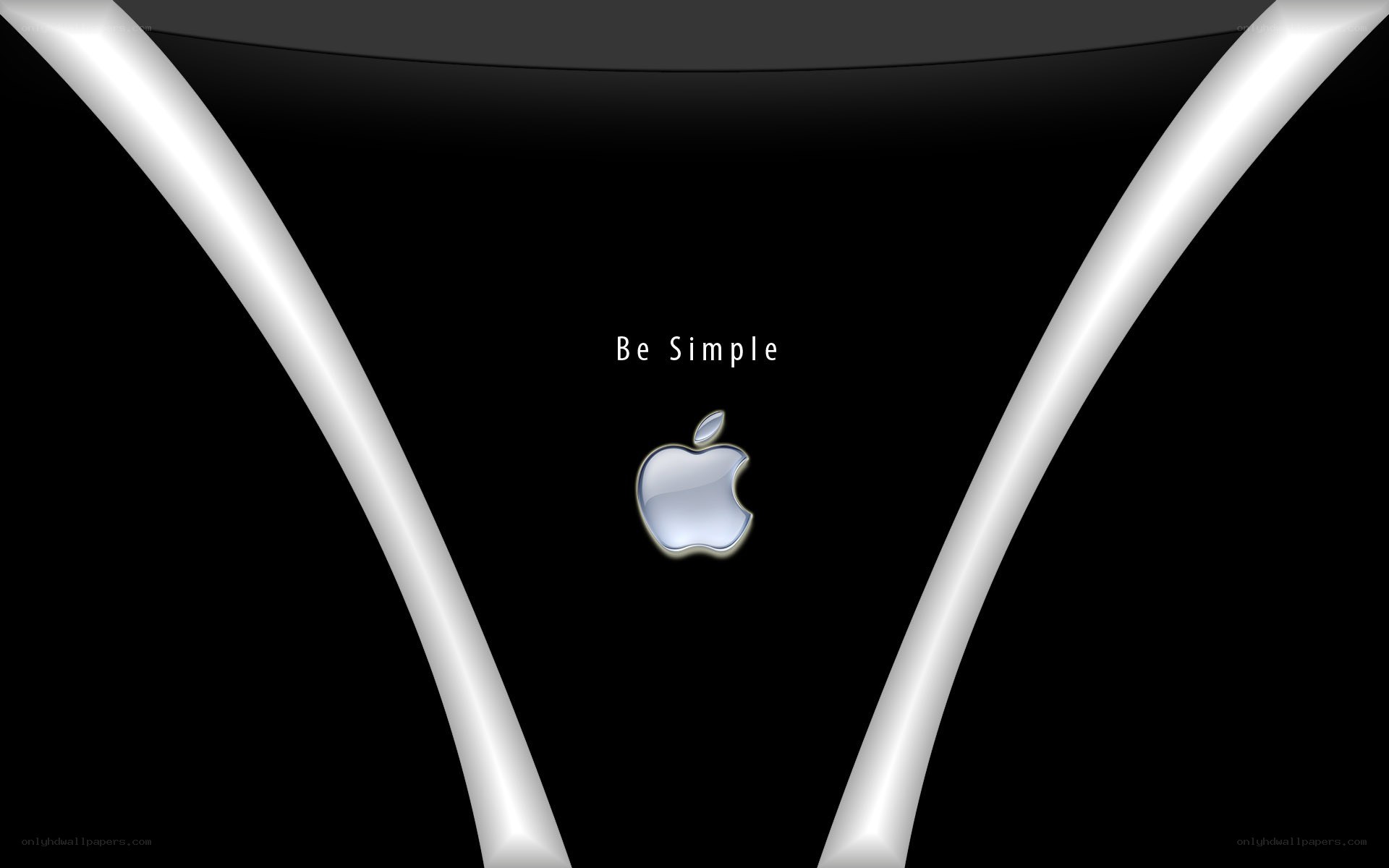 Apple Be Simple wallpaper