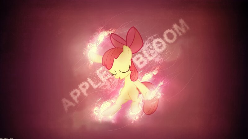 Apple Bloom with glowing effect